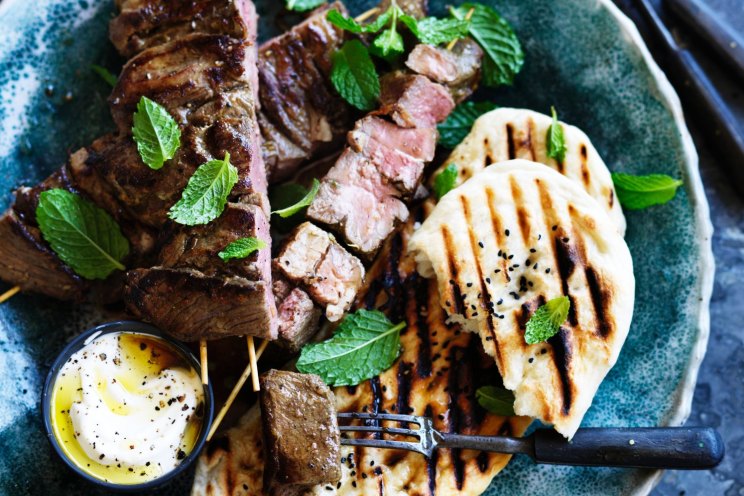 Skillet shawarma (lamb kebab)