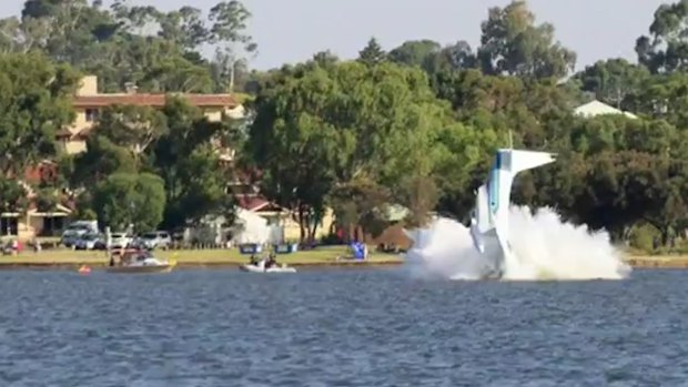 Safety authorites will inspect the plane on Friday, which is still in the Swan River.