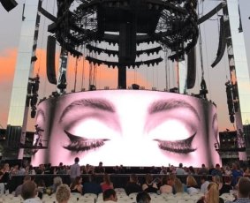 Adele on stage in Perth this week.