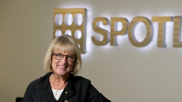 Spotless chairman Margaret Jackson bought shares as the price fell. The purchase increased her stake by about 10 per cent.