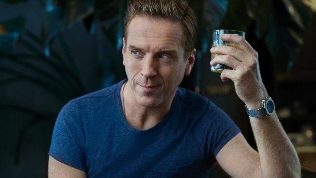 Damian Lewis as the greedy money man Bobby Axelrod in Billions.