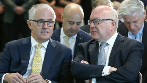 Prime Minister Malcolm Turnbull and Attorney-General Senator George Brandis.