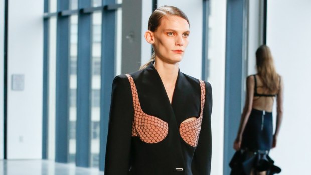 Dion Lee's NSFW look at NYFW.