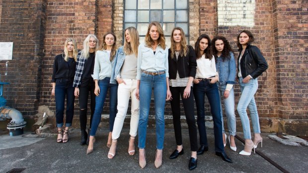 Models in Levi's jeans: The company's CEO has asked shoppers to leave their guns at home when they go clothes shopping.