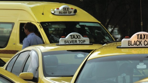 Taxi licence values peaked at about $550,000 in Victoria more than four years ago.