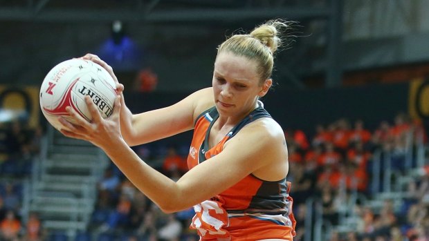 New leader: Jo Harten has assumed the on-court leadership of the Giants. 