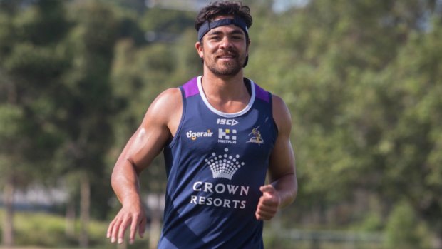 Melbourne Storm winger Young Tonumaipea honoured with the "massive opportunity" of leading the team.