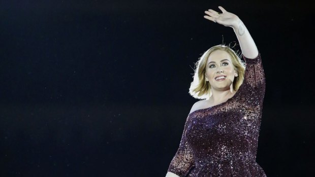Hello to more than half a million Australians, and goodbye, as Adele, pictured in Brisbane this month, wraps up her tour with two Melbourne shows.