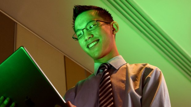 Maths teacher Eddie Woo from Cherrybrook High School. 