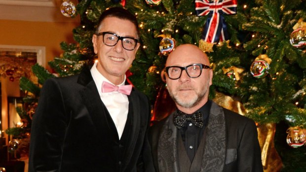 Stefano Gabbana, left, and Domenico Dolce.