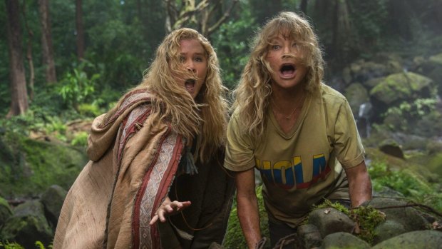 Amy Schumer and Goldie Hawn in <i>Snatched</i>.