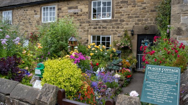 In 1665, residents of these cottages succumbed to the bubonic plague outbreak in the Peak District village of Eyam in Derbyshire, UK. 