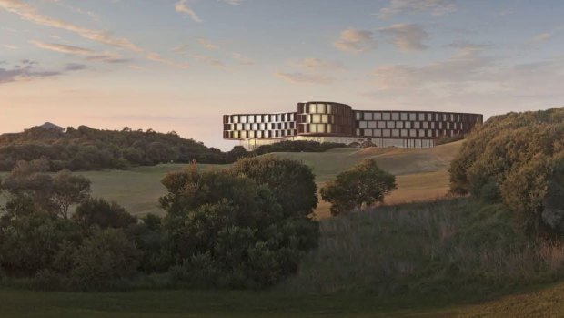 An artist's impression of the RACV's proposed $135m Cape Schanck Resort development.