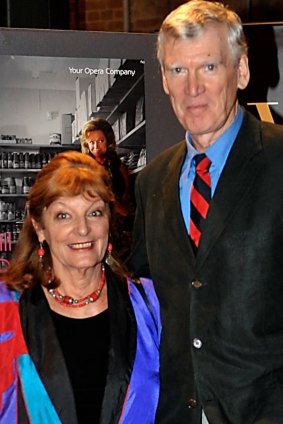 Kristin and David Williamson at the opening night of How To Kill Your Husband in 2011.
