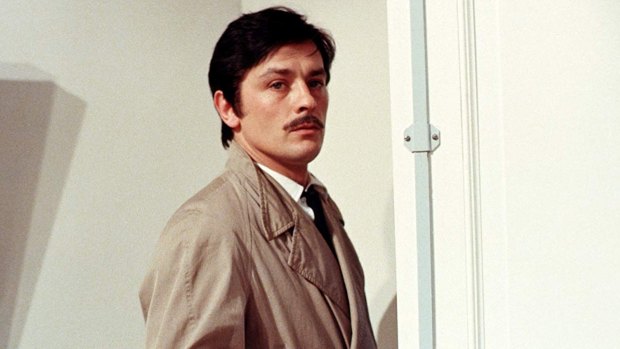 Alain Delon in The Red Cricle.