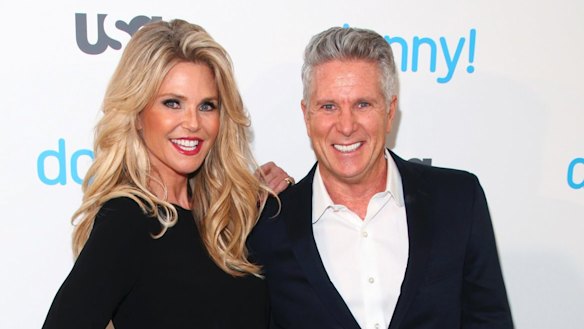 Donny Deutsch, seen here with Christie Brinkley, was another target for Trump's scorn.