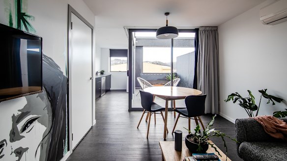 An one-bedroom apartment at Change Overnight.