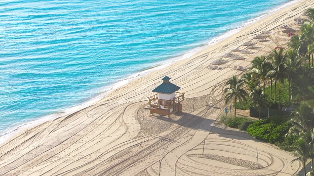 Miami's glorious beachfront.