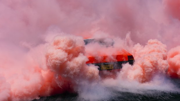 LITMUP from the Burnout exhibition at Australian Centre of Photography, Sydney.