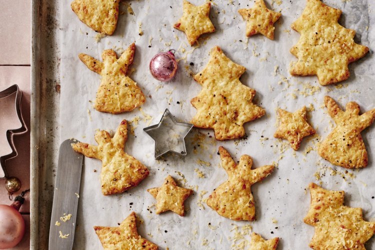 Helen Goh's really good cheese and pepper crackers.