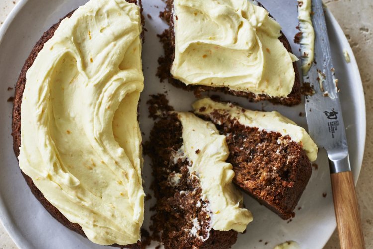 Helen Goh's beetroot, pineapple and coconut cake.