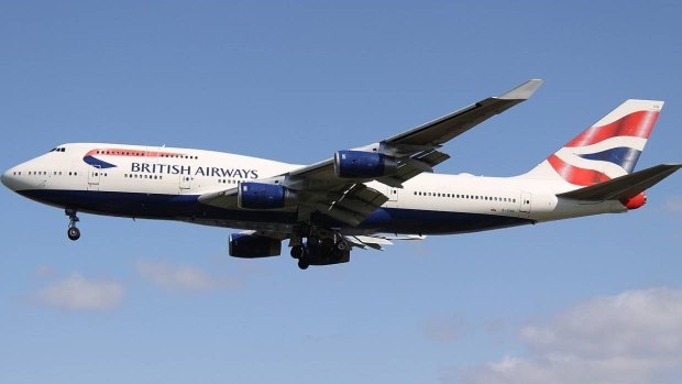 The British Airways 747 that is being retired.