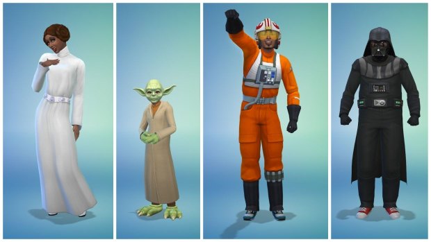 <i>The Sims 4</i>'s new <i>Star Wars</i> outfits.