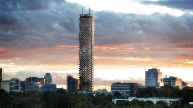 Aviation authorities last year recommended Parramatta Council ditch all reference of a "maximum building height of 306 metres" from its planning proposal for the residential tower "Aspire".
