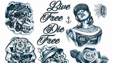 Afl Grand Final 2017 Tigers Fans Don Temporary Tattoos And Mini Mohawks In Tribute To Dustin Martin