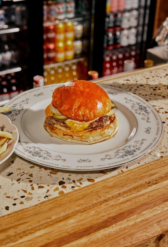 The Keys serves pub-style food, such as this cheeseburger.