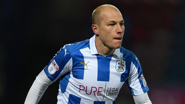 Final chance: Aaron Mooy will play for a spot in the Premier League with Huddersfield.