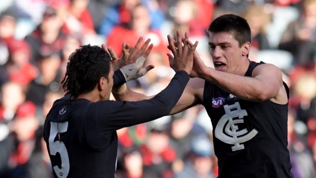 There have been positives among young and senior players at Carlton.
