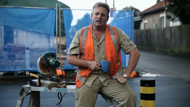 Unconvincing: The Liberal Party's tradie ad.