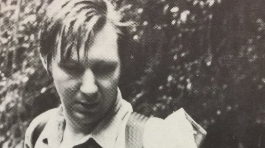 Christopher Howell pictured in the 1977 Trinity school magazine.
