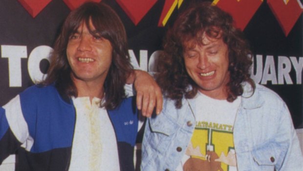 Malcolm and Angus Young, where little guys who produced a big, raw sound. 