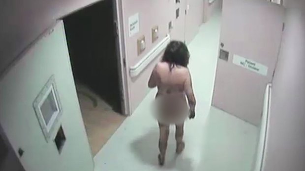 CCTV footage of Miriam Merten at Lismore Hospital. 