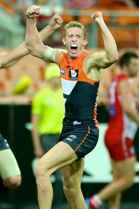 Ex-GWS player Sam Frost i son his way to Melbourne.