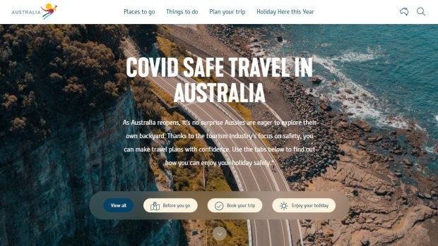 Tourism Australia has launched a web portal offering advice on how to travel safely during the pandemic.