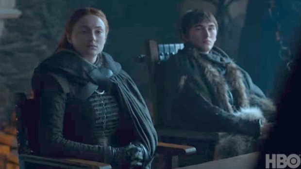 A key scene between Sansa Stark and Bran Stark didn't make the finale.