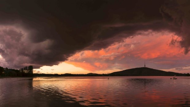 The monster storm system predicted to lash South Australia is tracking east and is expected to hit the ACT on Thursday