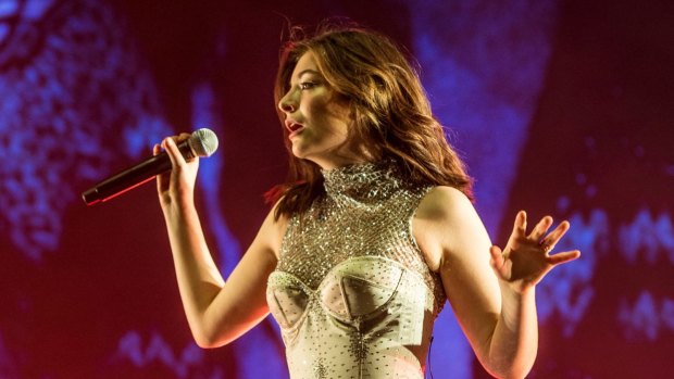 Lorde performs at Coachella Music & Arts Festival.