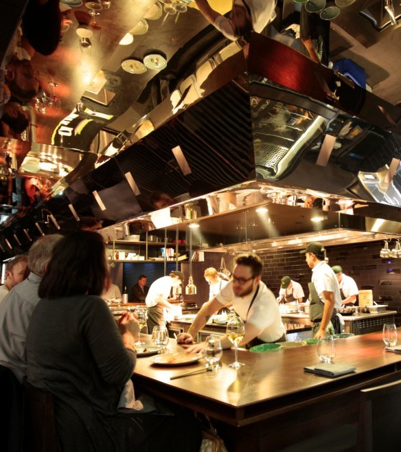 The bar at Momofuku Seiobo in Sydney.