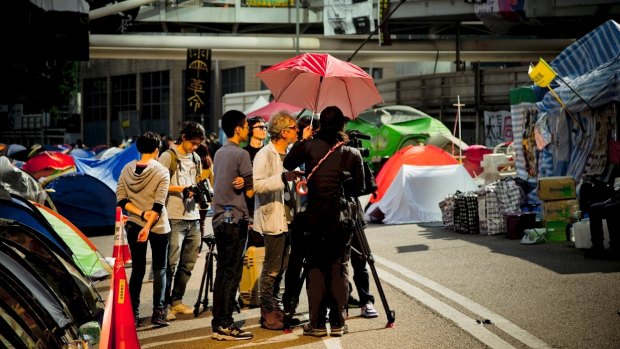 Christopher Doyle, Australian cinematographer and filmmaker, has made a feature film, <i>Hong Kong Trilogy: Preschooled Preoccupied Preposterous</i> about Hong Kong's umbrella protest movement.