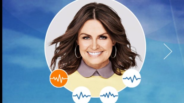 Lisa Wilkinson on the Today Show Alarm Clock app.