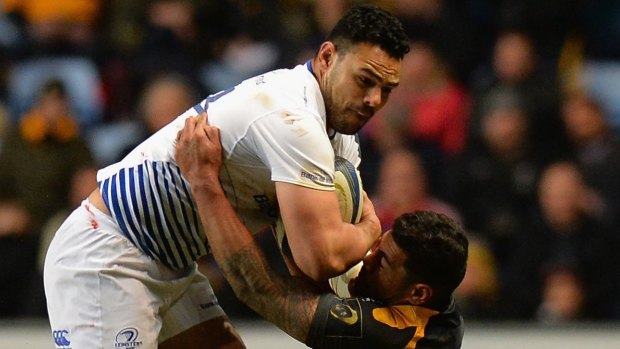 Prize recruit: English convert Ben Te'o turns out for Leinster.
