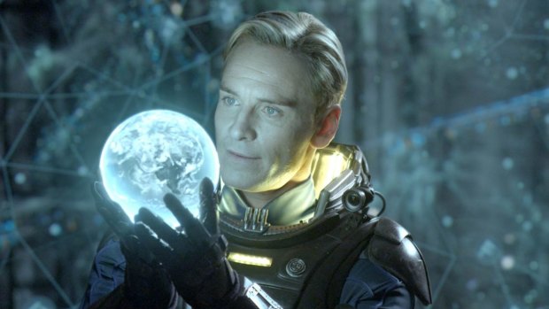 Michael Fassbender in a scene from 'Prometheus'.