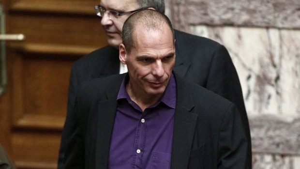 Greek Finance Minister Yanis Varoufakis.