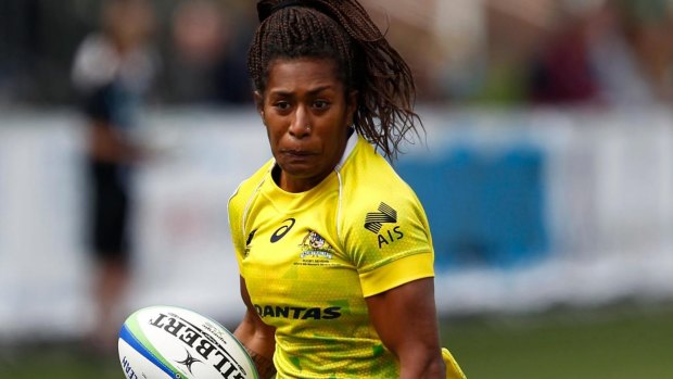 Ellia Green turned her back on sprinting to take up rugby.