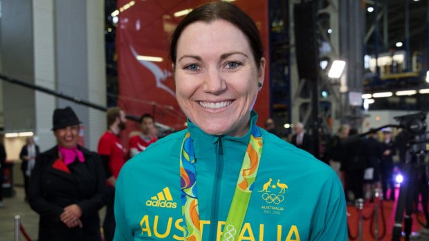 Celebrated Olympian Anna Meares. 