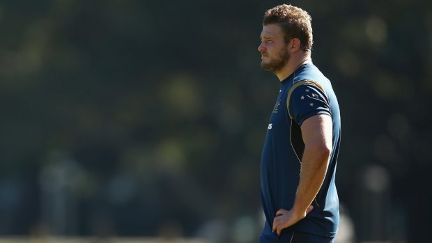 Scrumming good: Wallabies prop James Slipper is confident the Australian scrum will be firing in time for the World Cup.